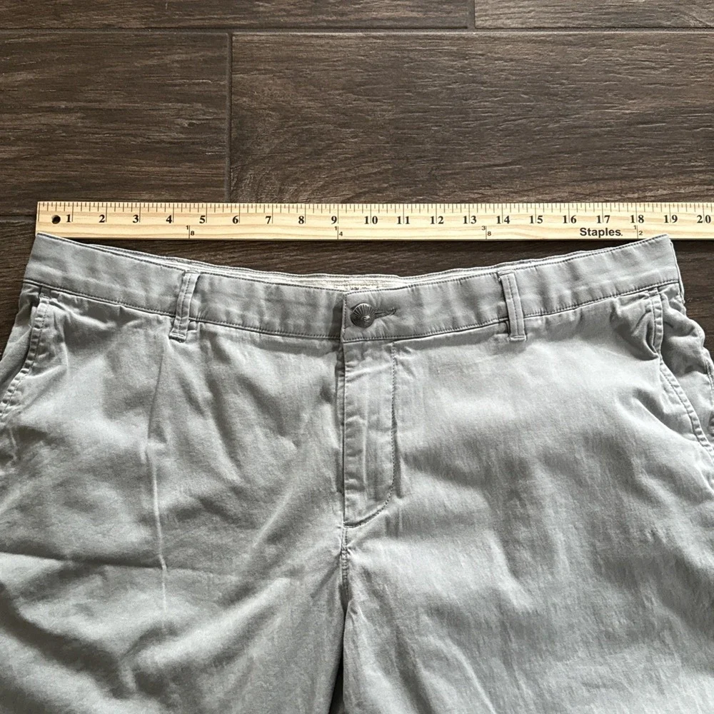 Faherty Shorts Men's 38 Gray Chino Stretch 7.5